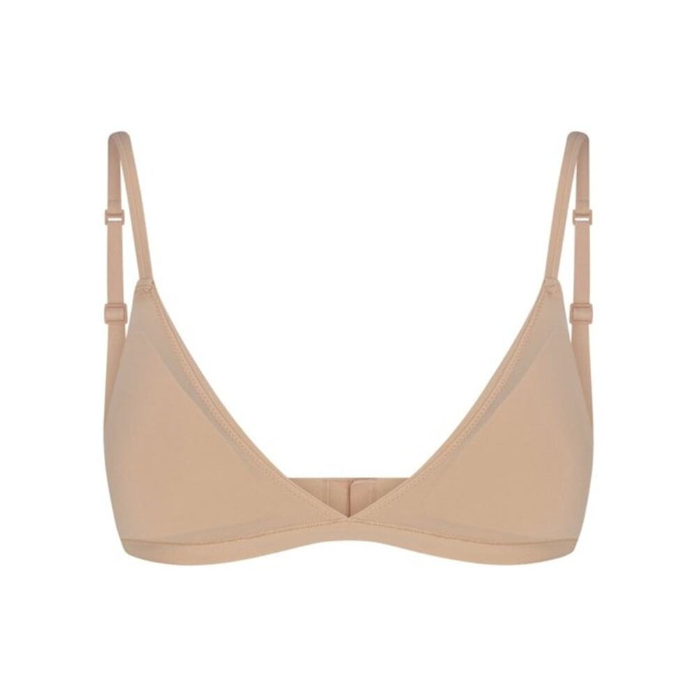 SKIMS FITS EVERYBODY Mastectomy Triangle Bralette - Clay Size S NWT #1897